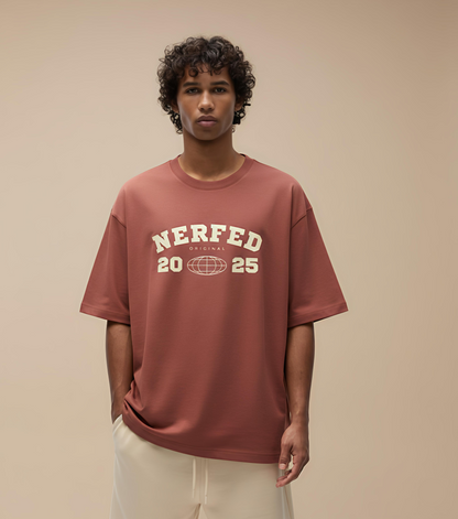 NFD ORIGINAL - 2025 | Coral Oversized T-Shirt