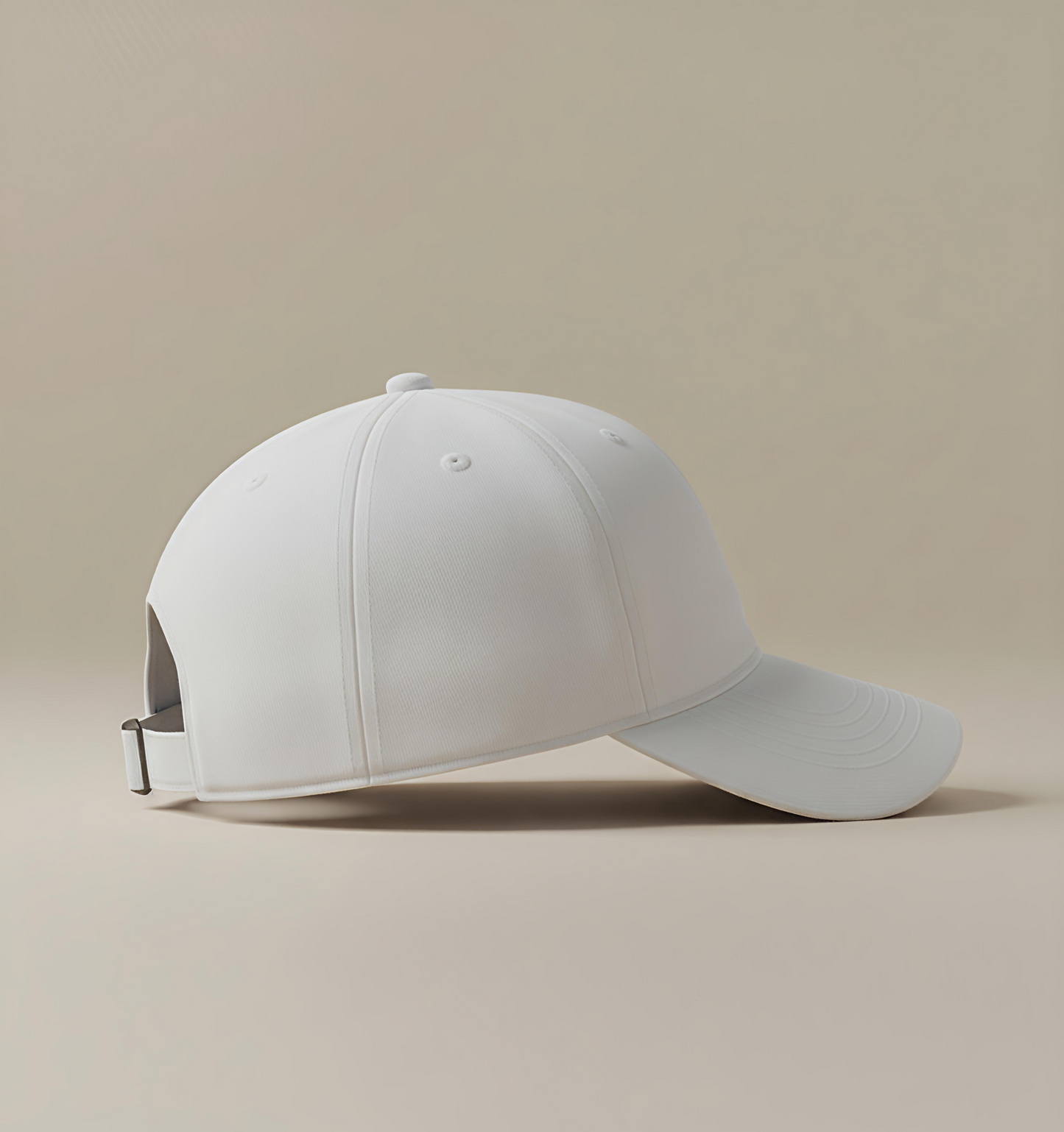 White BaseBall Cap