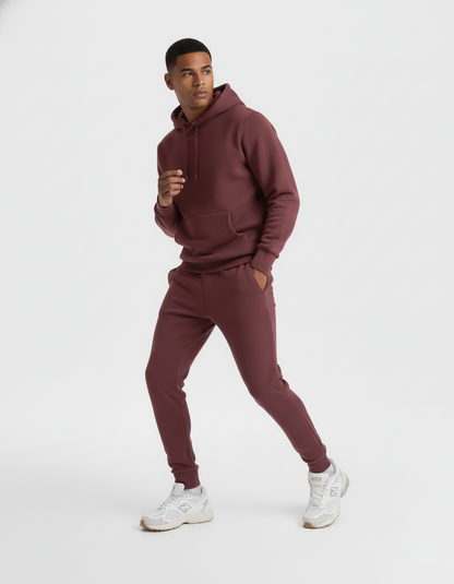 Mens Maroon Joggers