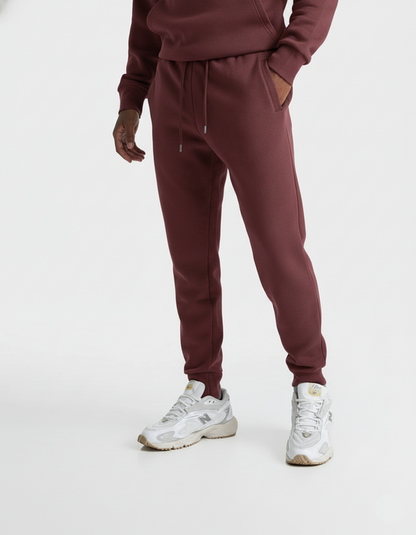 Mens Maroon Joggers
