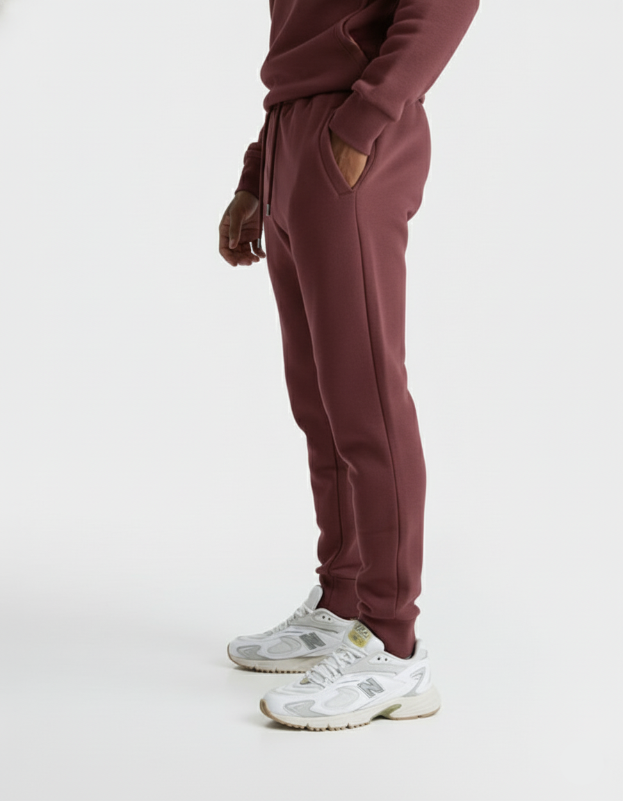 Mens Maroon Joggers