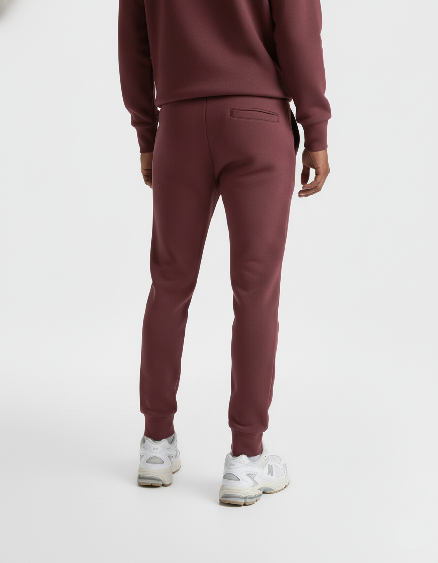 Mens Maroon Joggers