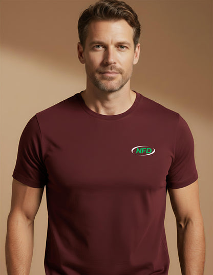 NFD ORIGINAL - Maroon Unisex Supima T-Shirt